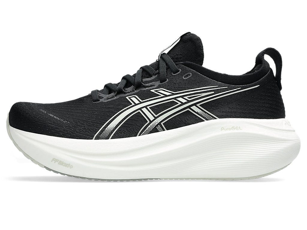 GEL-NIMBUS 27 (2A NARROW) - Black/Lake Grey