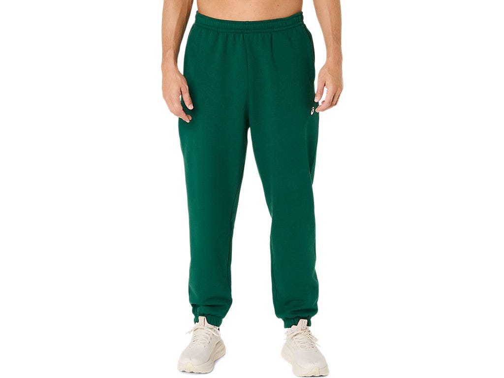 FLEECE RELAXED PANT - Jewel Green